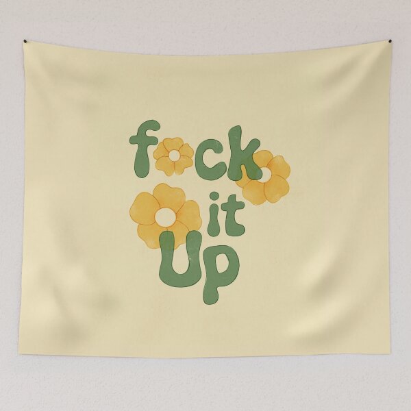 Item preview, fck it up buttercup (green) designed and sold by Midnight Coffee.