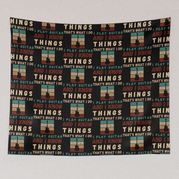 Item preview, That’s What I Do, I Play Guitar and I Know Things, I Play Guitar, Guitar Player, Guitar Player Joke, Guitar Player Humor, Acoustic Guitar, Guitar Lover, Guitar, Guitarist, Electric Guitar designed and sold by CreativeBuys.
