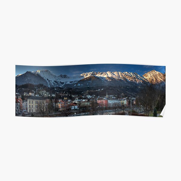 Nordkette - guarding mountains Poster