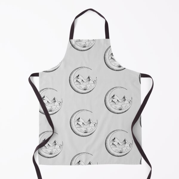 Item preview,  Minimal moon landscape   designed and sold by TinyArtCorner.