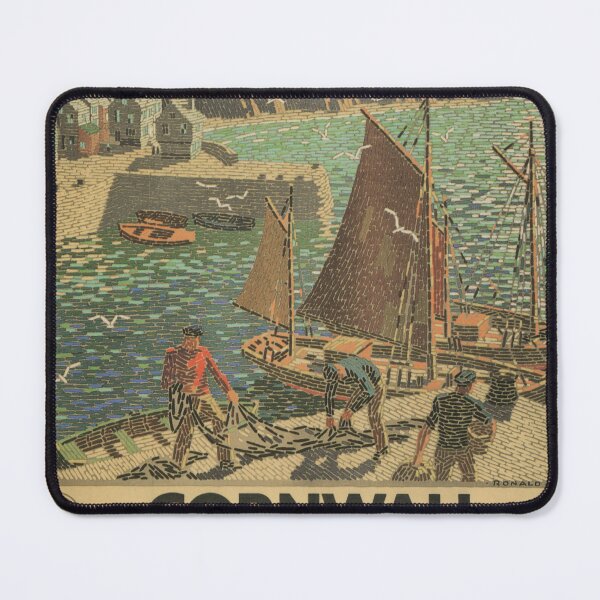 Item preview, Vintage poster - Cornwall designed and sold by mosfunky.