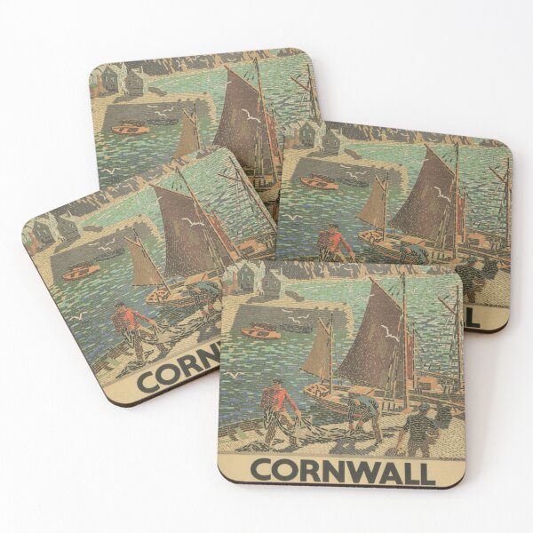 Item preview, Vintage poster - Cornwall designed and sold by mosfunky.