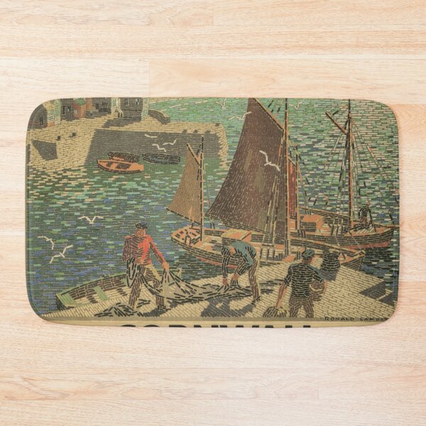 Item preview, Vintage poster - Cornwall designed and sold by mosfunky.