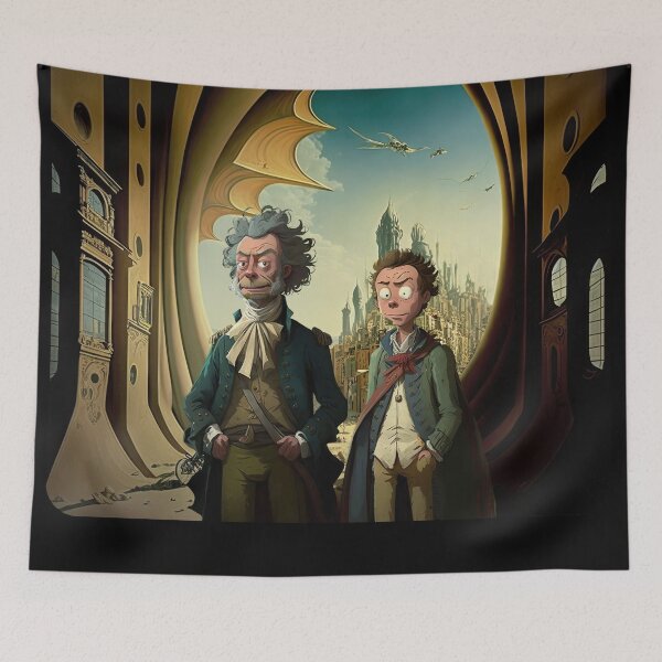 Item preview, Richard and Mortimer, a Dapper Duo v1 (no text) designed and sold by ai-datamancer.