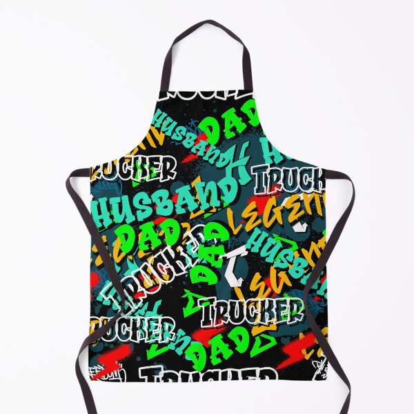 Item preview,  Graffiti husband dad legend trucker pattern designed and sold by Itzjustlife.
