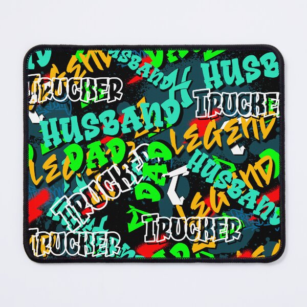Item preview,  Graffiti husband dad legend trucker pattern designed and sold by Itzjustlife.