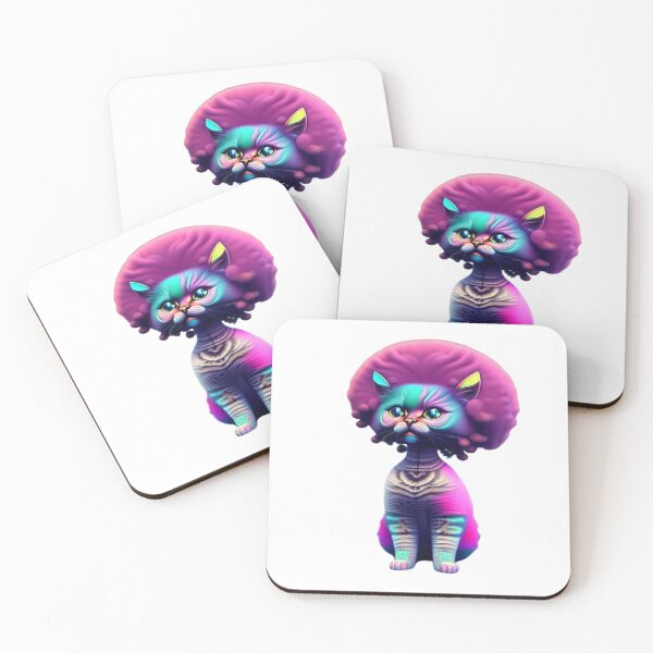 Item preview, afro cat designed and sold by Emplan.
