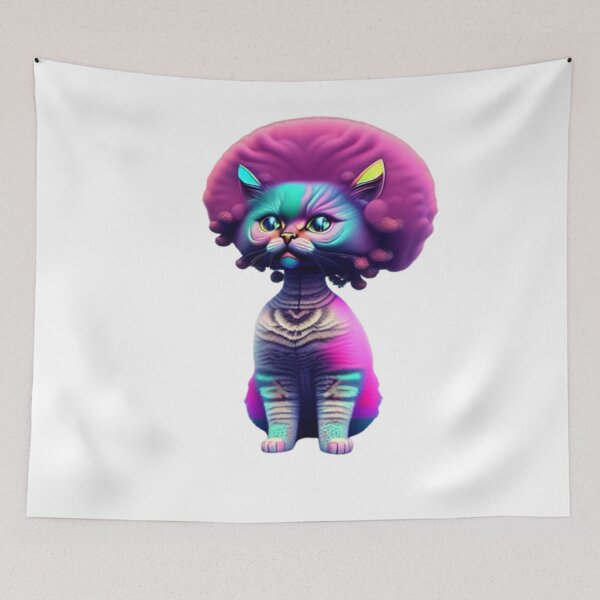 Item preview, gato afro designed and sold by Emplan.