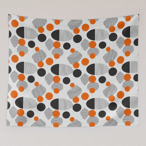 Item preview, Retro Abstract Hash Signs, Shapes and Polka Dots  designed and sold by Fine Prints.