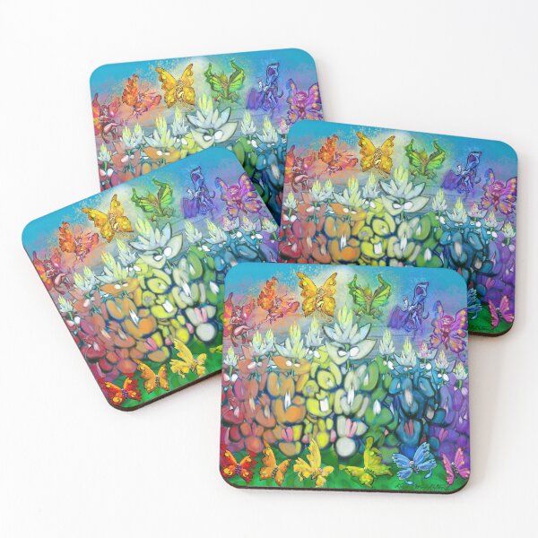 Artikelvorschau, Rainbow Bluebonnets Pixies und Schmetterlinge entworfen und verkauft von Kevin Middleton.