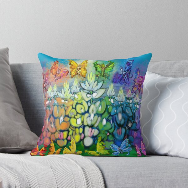 Artikelvorschau, Rainbow Bluebonnets Pixies und Schmetterlinge entworfen und verkauft von Kevin Middleton.