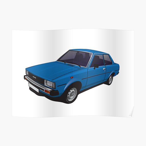 Toyota Corolla Ke70 Posters Redbubble