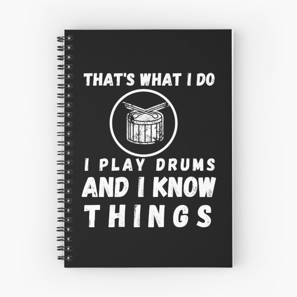 Item preview, That’s What I Do, I Play Drums and I Know Things, Drummer, Drums, Drum Lover, Drumming, Music, Drum Sticks, Funny Drummer, Drummer Joke, Drummer Lover, Drummer Evolution, I Am a Drummer, I Love Drums designed and sold by CreativeBuys.