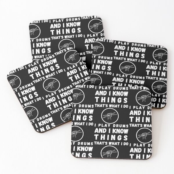 Item preview, That’s What I Do, I Play Drums and I Know Things, Drummer, Drums, Drum Lover, Drumming, Music, Drum Sticks, Funny Drummer, Drummer Joke, Drummer Lover, Drummer Evolution, I Am a Drummer, I Love Drums designed and sold by CreativeBuys.