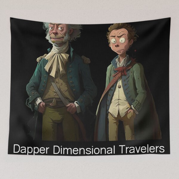 Item preview, Richard and Mortimer, a Dapper Duo v3 designed and sold by ai-datamancer.