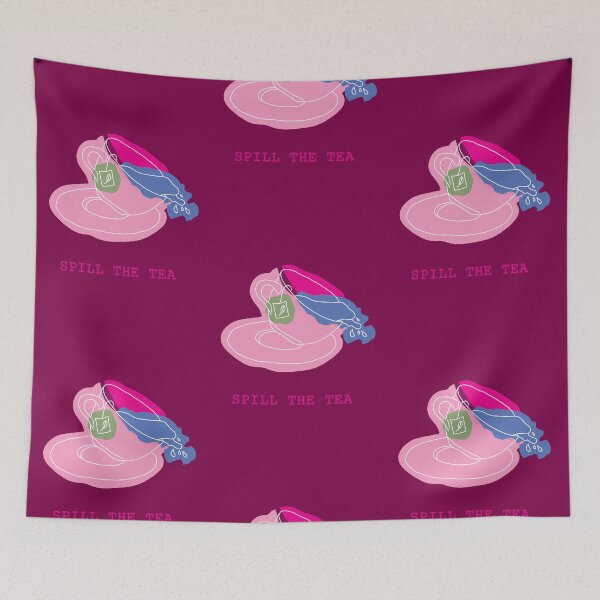 Item preview, Spill the tea graphic design designed and sold by sandracckaa.