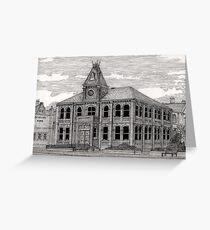 168 - BLYTH LIBRARY - 2nd VERSION - DAVE EDWARDS - INK - 1990 Greeting Card