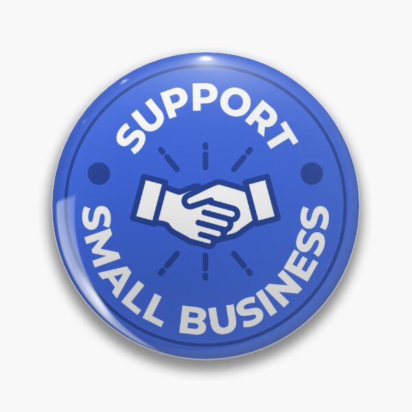 Item preview, Support Small Business Sticker designed and sold by wishbubble.
