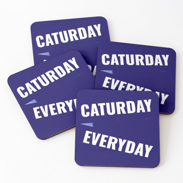 Item preview,  Caturday T-Shirts for Sale, funny cute happy girl mom pet lovers. designed and sold by Kevchu1616.