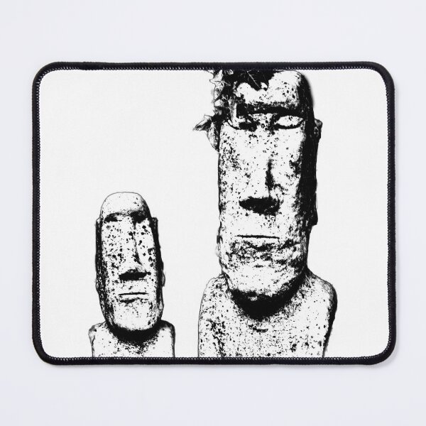 Item preview, The Eds (two stone heads) designed and sold by Vicki Field.