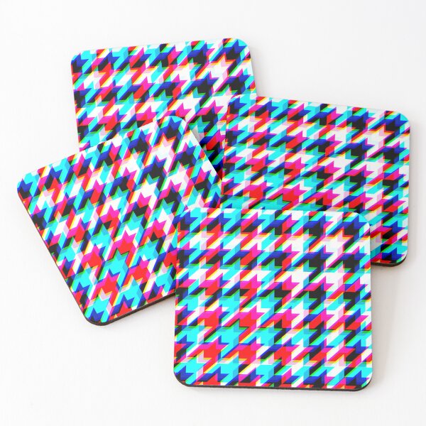 Item preview, houndstooth double glitch designed and sold by frauenbrauen.