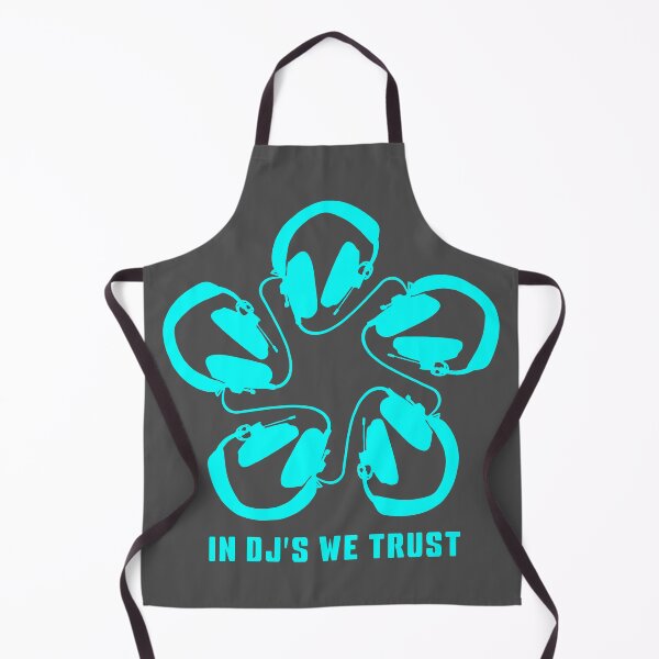 Item preview, IN DJ'S WE TRUST. HEADPHONE PATTERN. BLUE. designed and sold by 5hertz.