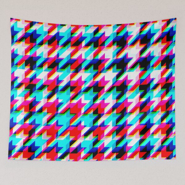 Item preview, houndstooth double glitch designed and sold by frauenbrauen.