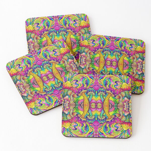 Artikelvorschau, Regenbogen-psychedelische Pilze Trippy Art von VivaCandita entworfen und verkauft von vivacandita.