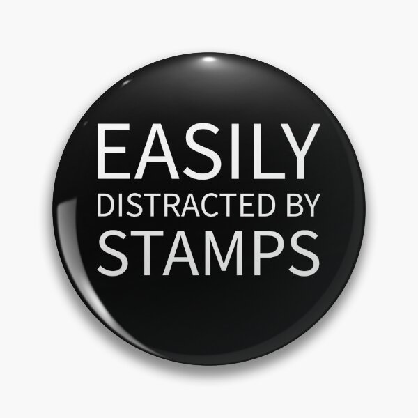 Item preview, Easily Distracted by Stamps Stamp Collector Philatelist  designed and sold by The Junto Shop.
