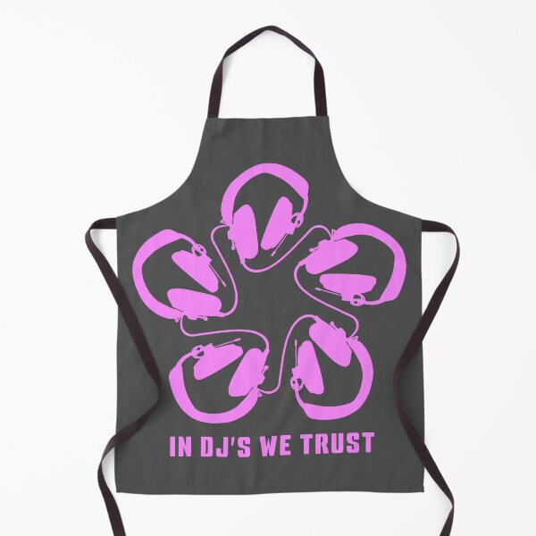 Item preview, IN DJ'S WE TRUST. HEADPHONE PATTERN. PINK. designed and sold by 5hertz.