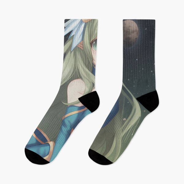 Item preview, Anime Beautiful Earth Goddess Green Hair Cute designed and sold by VersoShopping.