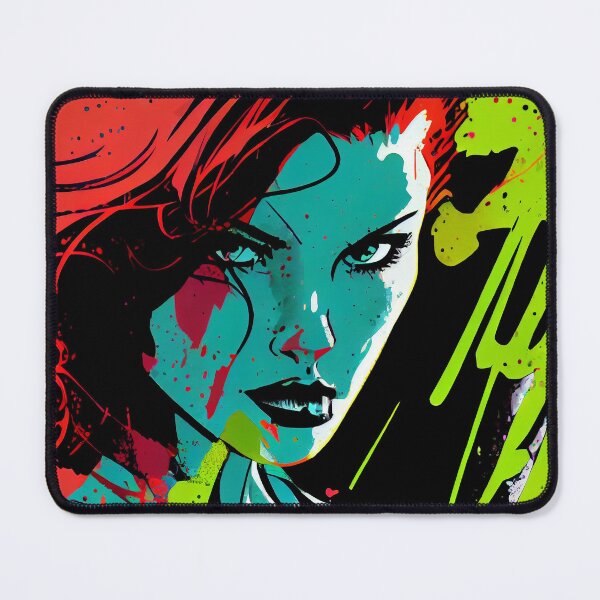 Item preview, Beautiful Intense Redhead - Pop Art designed and sold by ShadowAndSlate.