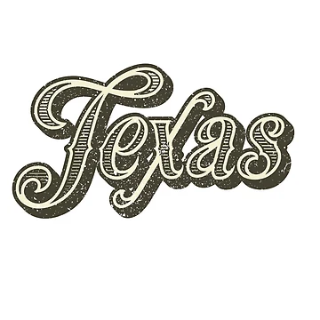 Artwork thumbnail, Texas Rustic Sticker by tcsamuelson