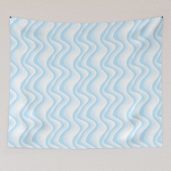 Item preview, wave Pattern blue gradient designed and sold by Izzz P.