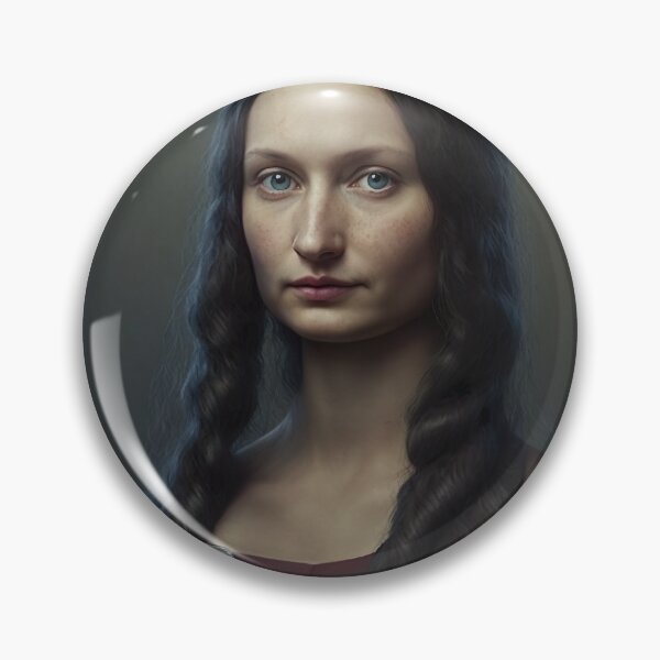 Item preview, Realistic Mona Lisa Holding Beer Portrait designed and sold by unrealartwork.