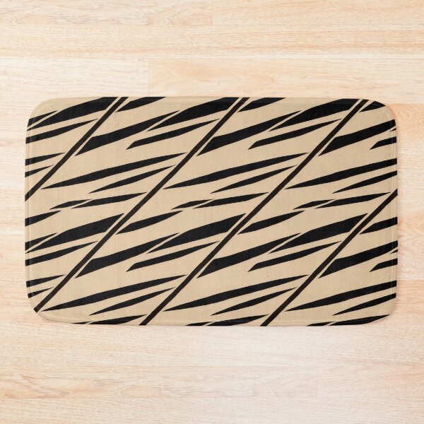 Item preview, Retro Tiger Stripes In Black on Yellow designed and sold by Fine Prints.
