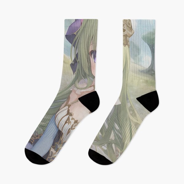 Item preview, Cute Anime Elf Girl with Green Hair designed and sold by VersoShopping.