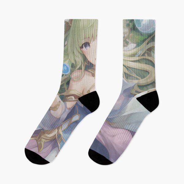 Item preview, Cute Anime Elf Girl with Green Hair designed and sold by VersoShopping.