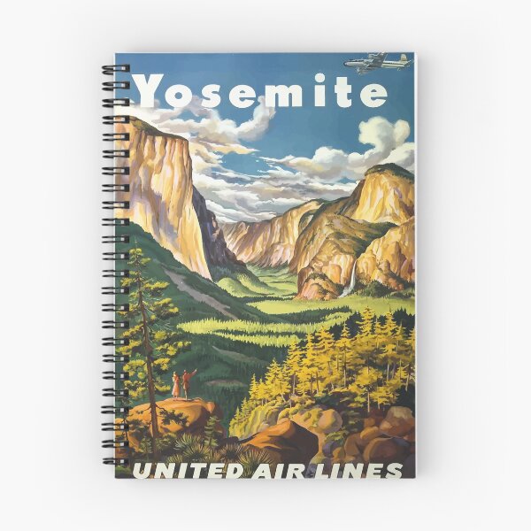 Item preview, Vintage Travel Poster Parque Nacional de Yosemite designed and sold by G-Design.