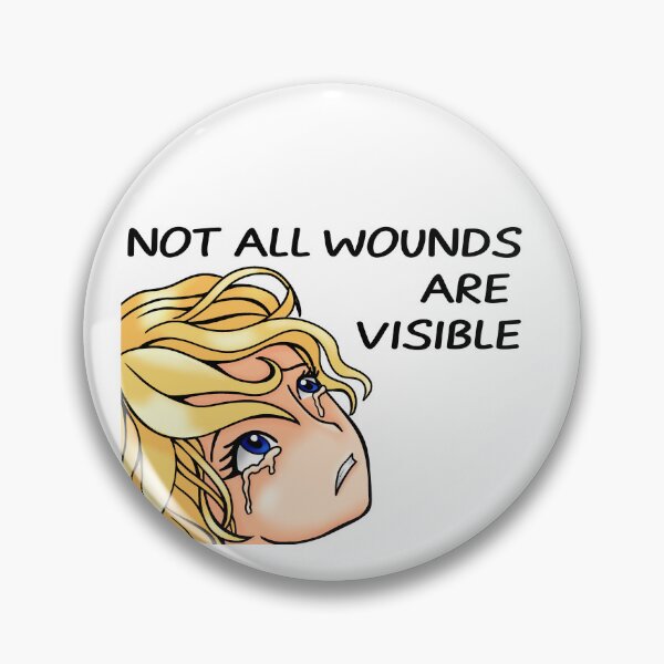 Item preview, Not all wounds are visible designed and sold by writersparks.