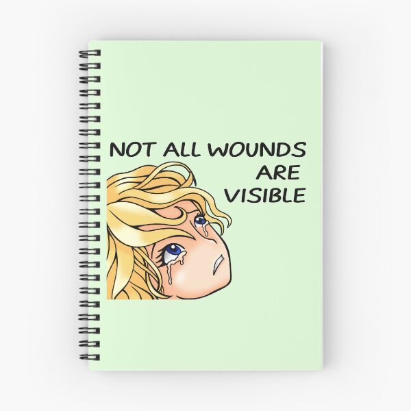 Item preview, Not all wounds are visible designed and sold by writersparks.