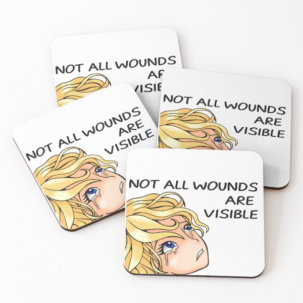 Item preview, Not all wounds are visible designed and sold by writersparks.