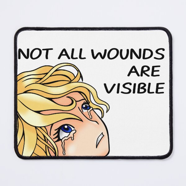Item preview, Not all wounds are visible designed and sold by writersparks.