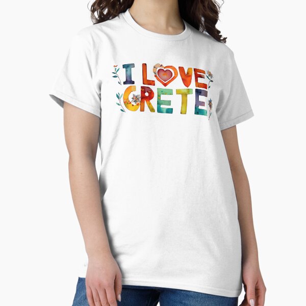 Item preview, "I Love Crete" Show Your Love for Crete with a Unique Stylish Design.  designed and sold by nicpa-art.