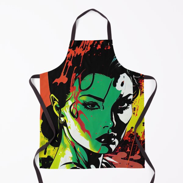 Aperçu de l'œuvre Beautiful Intense Brunette - Pop Art créée et vendue par ShadowAndSlate.