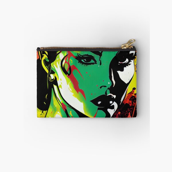 Aperçu de l'œuvre Beautiful Intense Brunette - Pop Art créée et vendue par ShadowAndSlate.