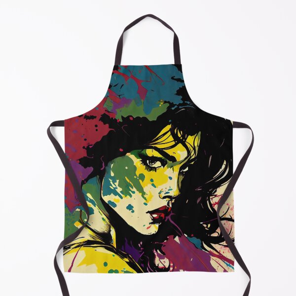 Aperçu de l'œuvre Beautiful Brunette - Pop Art créée et vendue par ShadowAndSlate.
