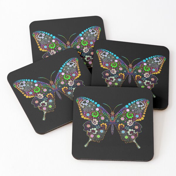 Item preview, Beautiful Dot Art Butterfly designed and sold by Jane Izzy Designs.