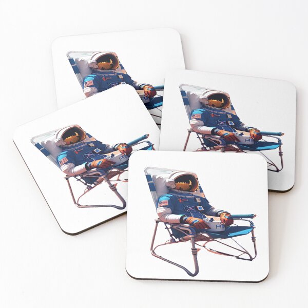Item preview, Astronaut on a Beach Chair designed and sold by HumansPower.