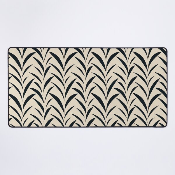 Artikelvorschau, Classic and Simple Leaves in Black on Off White entworfen und verkauft von Fine Prints.